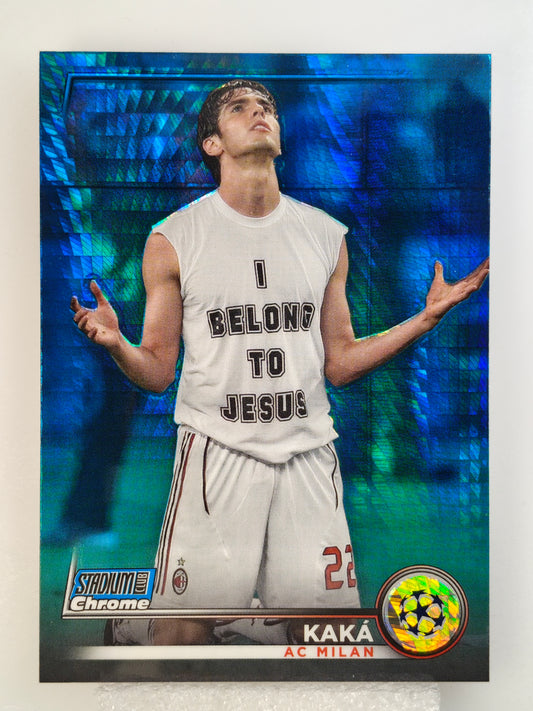 Kaka I belong to Jesus blue prizm - Topps Stadium Chrome 22/23