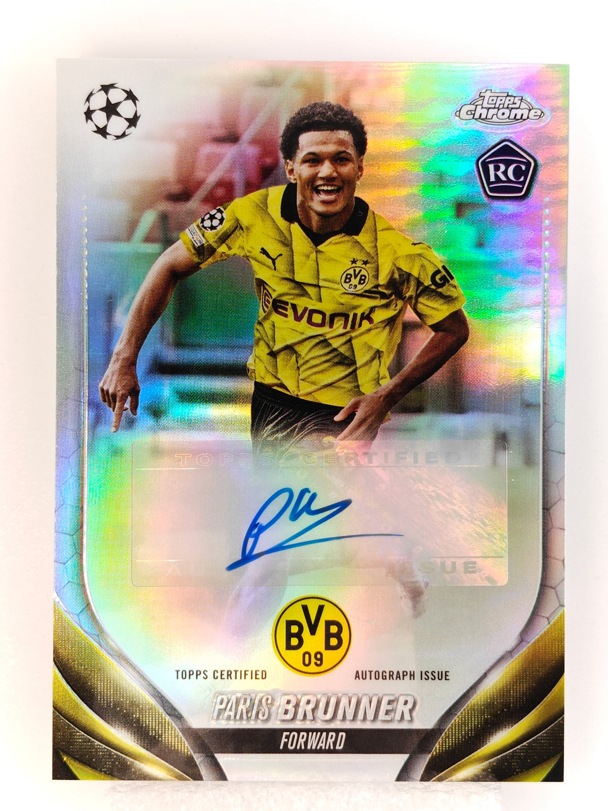 Paris Brunner auto rc - Topps Chrome 23/24