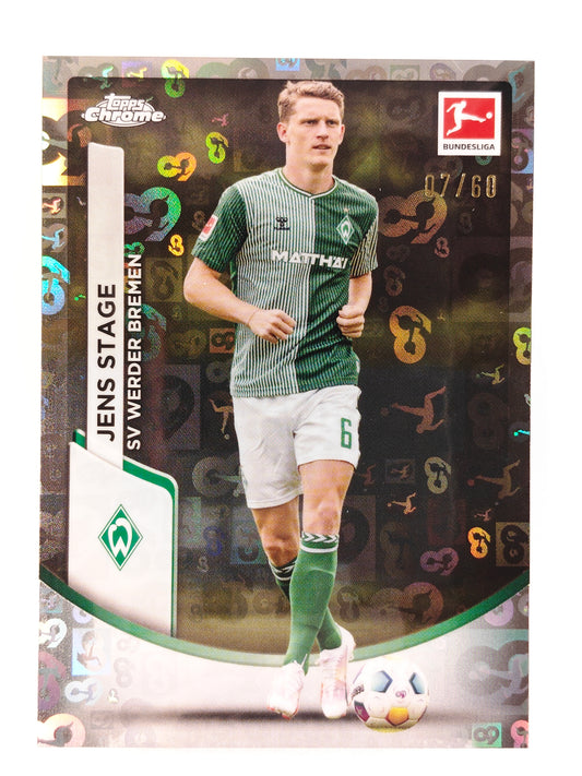 Jens Stage /60 - Topps Chrome Bundesliga 23/24