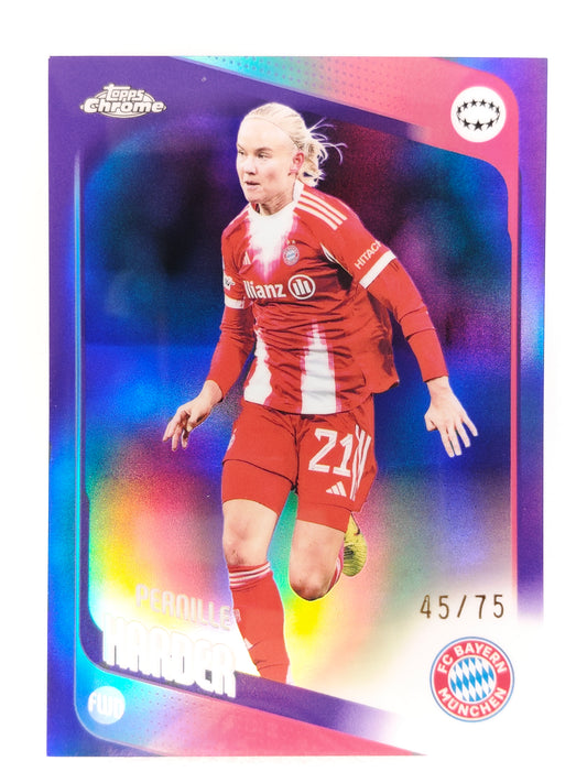 Pernille Harder /75 - Topps Chrome 25/26