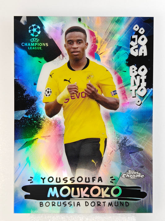 Youssoufa Moukoko Joga Bonito - Topps Chrome 20/21