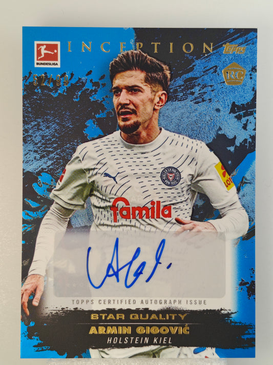 Armin Gigovic auto /99 RC - Topps Inceptions 24/25 Bundesliga