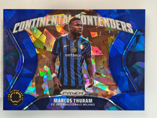 Marcus Thuram /99 Continental Contenders color match - Panini Prizm Club World Cup