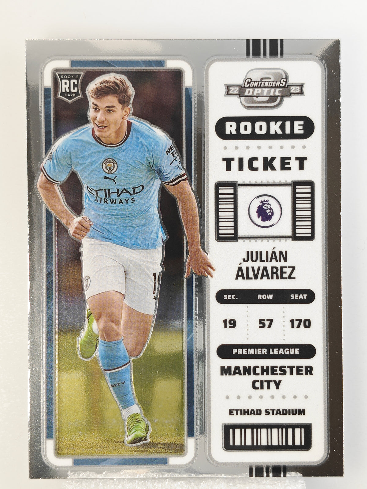 Julian Alvarez RC Rookie ticket - Panini Chronicles 22/23
