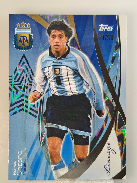 Hernan Crespo /50 - Topps Lineage