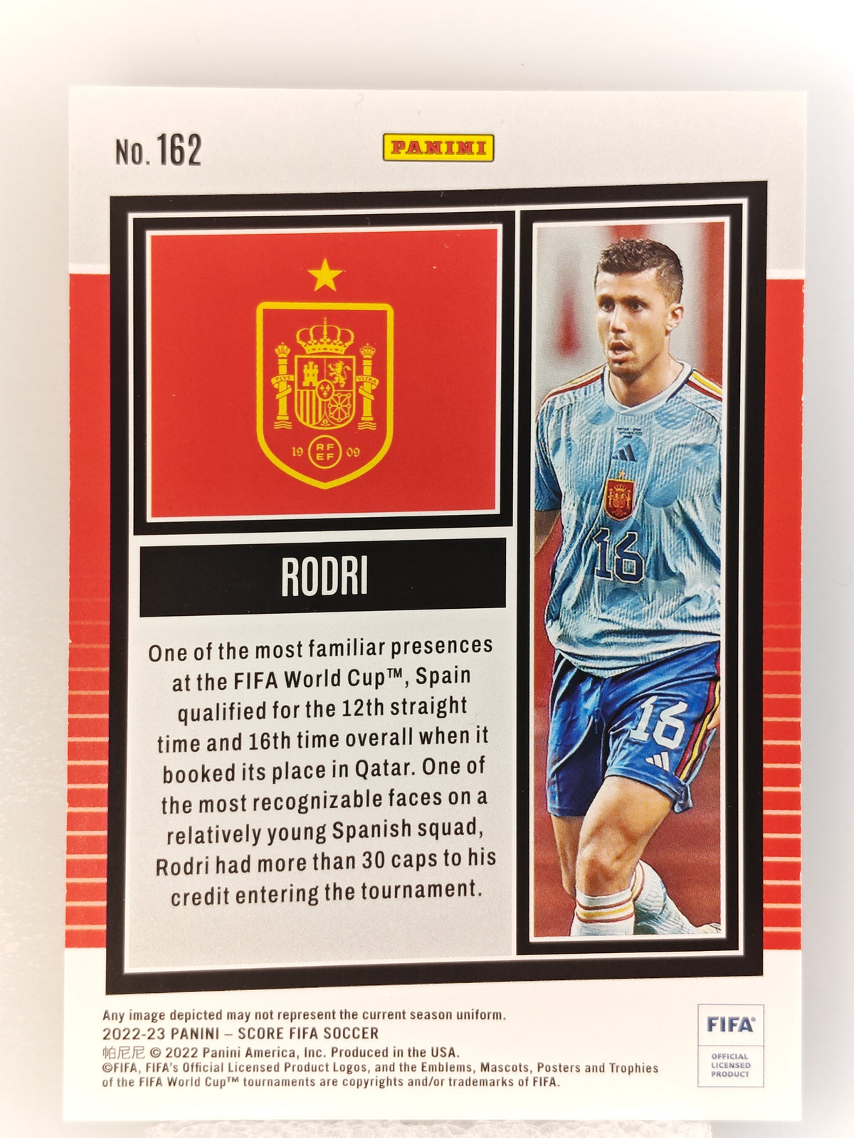 Rodri /55 - Panini Score 22/23