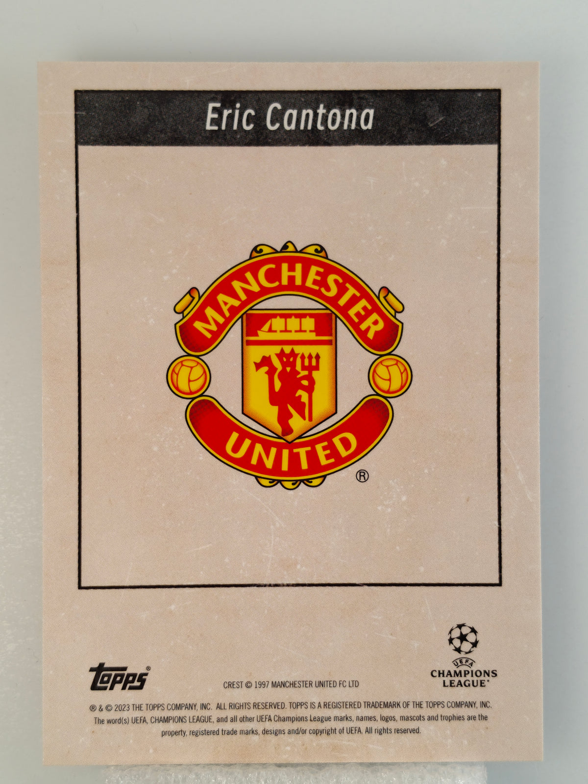 Eric Cantona Bobbleheads - Topps Merlins Heritage 23/24