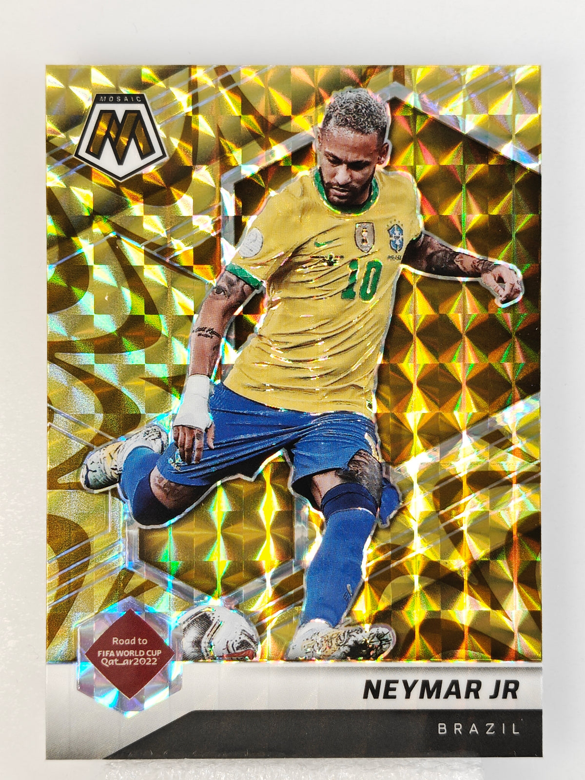 Neymar Reactive gold - Panini Mosaic 21/22