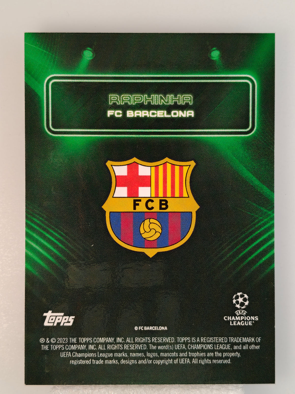 Raphinha /99 - Topps Showtime