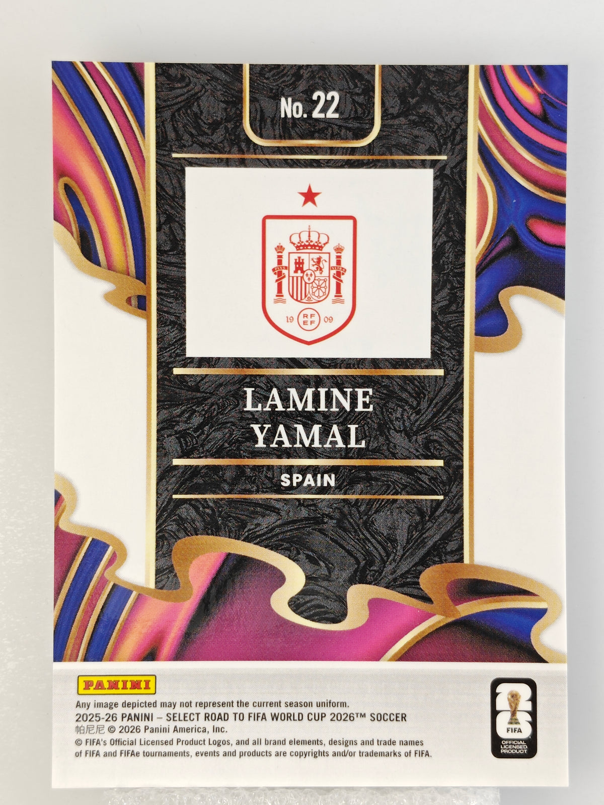 Lamine Yamal Unstoppable - Panini Select Road to world cup 25/26