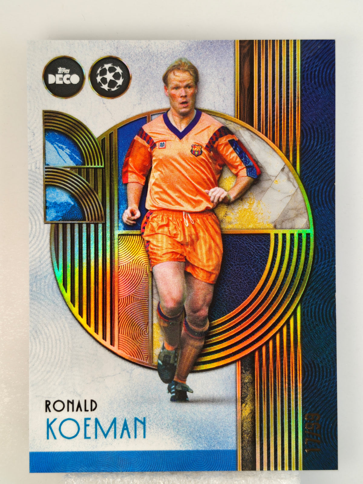 Ronald Koeman /99 - Topps Deco 25/26